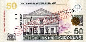 Suriname, 50 Dollar, P160s