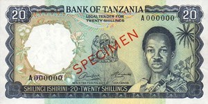 Tanzania, 10 Shilling, P3s
