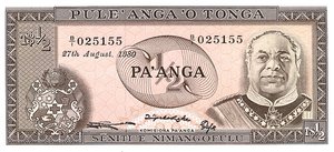 Tonga, 1/2 PaAnga, P18c