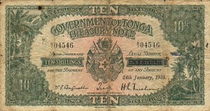 Tonga, 10 Shilling, P6