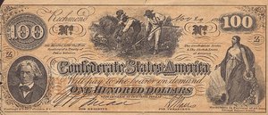 Confederate States of America, 100 Dollar, P45