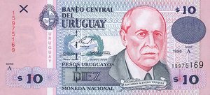 Uruguay, 10 Peso Uruguayo, P81a
