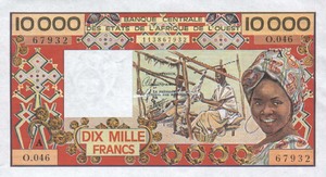 West African States, 10,000 Franc, P109Aj