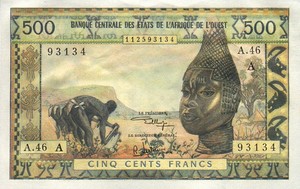 West African States, 500 Franc, P102Aj