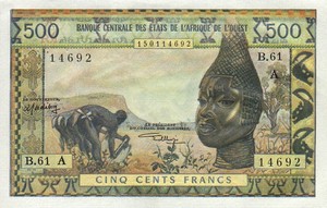 West African States, 500 Franc, P102Ak