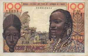 West African States, 100 Franc, P2a