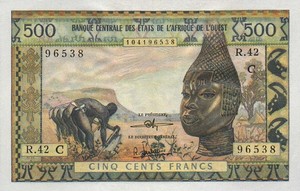West African States, 500 Franc, P302Ck