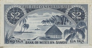 Western Samoa, 2 Tala, P17a