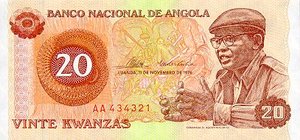 Angola, 20 Kwanza, P109a