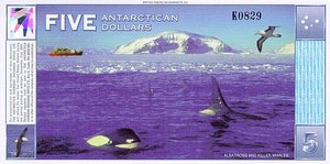 Antarctica, 5 Dollar, 