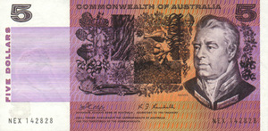 Australia, 5 Dollar, P39b