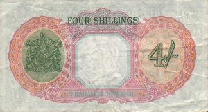 Bahamas, 4 Shilling, P9a