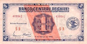 Chile, 1 Peso, P89