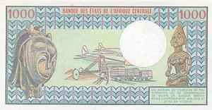 Gabon, 1,000 Franc, P3d
