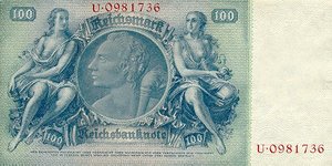 Germany, 100 Reichsmark, P183a B