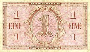 Germany - Federal Republic, 1 Deutsche Mark, P2a