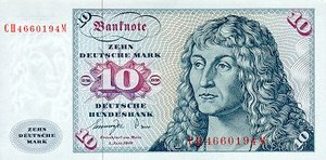 Germany - Federal Republic, 10 Deutsche Mark, P31b