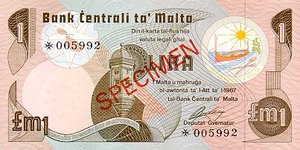 Malta, 1 Lira, CS1