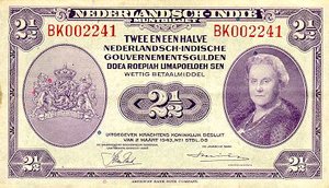 Netherlands Indies, 2.5 Gulden, P112a