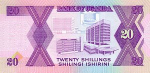 Uganda, 20 Shilling, P29a