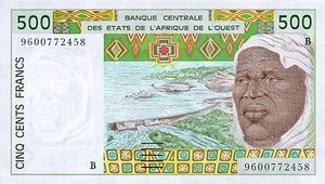 West African States, 500 Franc, P210Bg