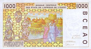 West African States, 1,000 Franc, P211Bg