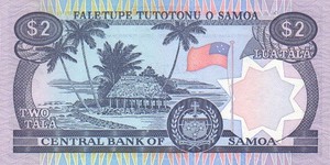 Samoa, 2 Tala, P25a