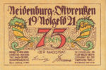Germany, 75 Pfennig, 932.3