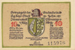 Germany, 10 Pfennig, I4.5a