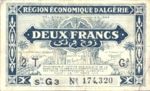 Algeria, 2 Franc, P-0102 G3