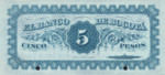 Colombia, 5 Peso, S-0292s