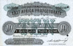East Africa, 10 Rupee, P-0001Bct