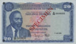 Kenya, 20 Shilling, P-0008s,CBK B8as