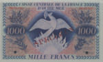 Martinique, 1,000 Franc, P-0026s