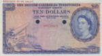 British Caribbean Territories, 10 Dollar, P-0010ct,CB B10t