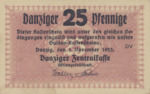Danzig, 25 Pfennig, P-0046