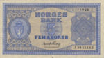Norway, 5 Krone, P-0025d