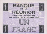 Reunion, 1 Franc, P-0031
