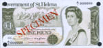 Saint Helena, 1 Pound, P-0006s,GOSH B2as