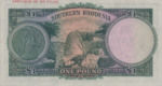 Southern Rhodesia, 1 Pound, P-0010as