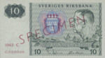 Sweden, 10 Krone, P-0052s