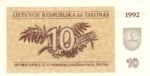 Lithuania, 10 Talonas, P-0040