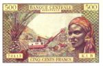 Equatorial African States, 500 Franc, P-0004b