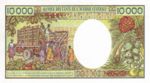 Gabon, 10,000 Franc, P-0007a