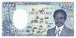 Gabon, 1,000 Franc, P-0010a