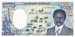 Gabon, 1,000 Franc, P-0009a