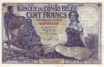 Belgian Congo, 100 Franc, P-0011b