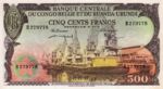 Belgian Congo, 500 Franc, P-0034