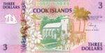 Cook Islands, The, 3 Dollar, P-0007a