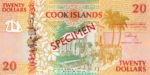 Cook Islands, The, 20 Dollar, P-0009s